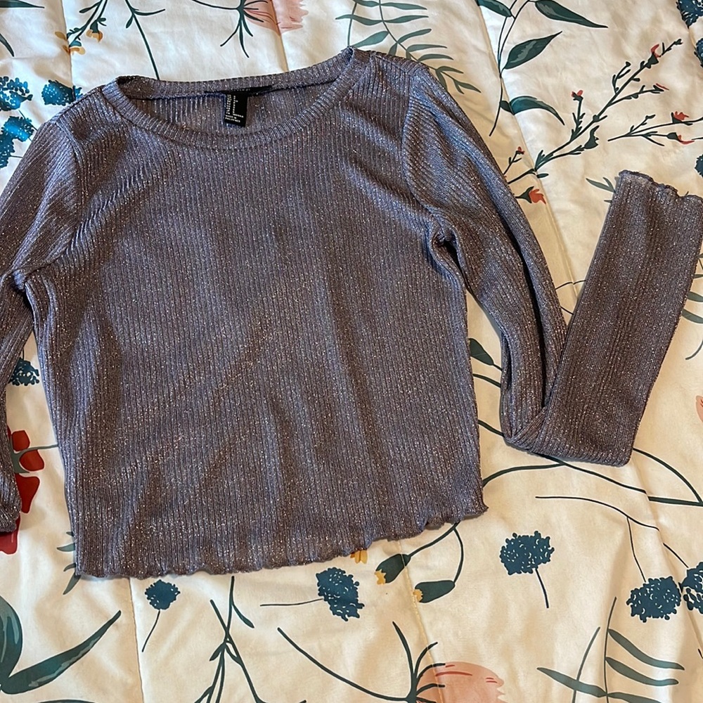 Forever 21 Long Sleeve Crop